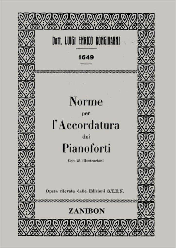 Norme Per L'Accordatura Dei Pianoforti